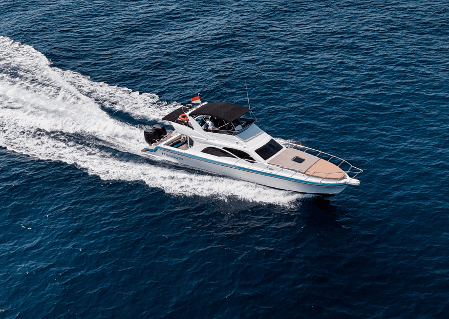 Laguna Freedom Yacht Charter – Full Day Private Yacht Trip to Nusa Penida & Nusa Lembongan (8 Hours)